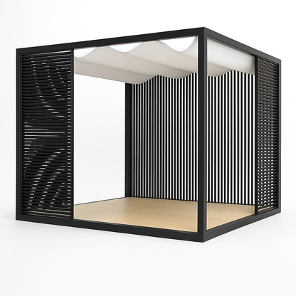 NoirVerge Aperture Pergola