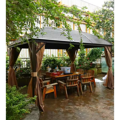 Verona Luxe Canopy Dining Gazebo